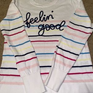 Time & tru striped Sweater